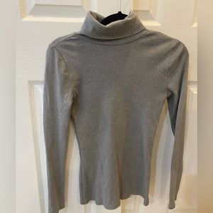 Abercrombie & Fitch Ribbed Turtleneck Long Sleeve Shirt